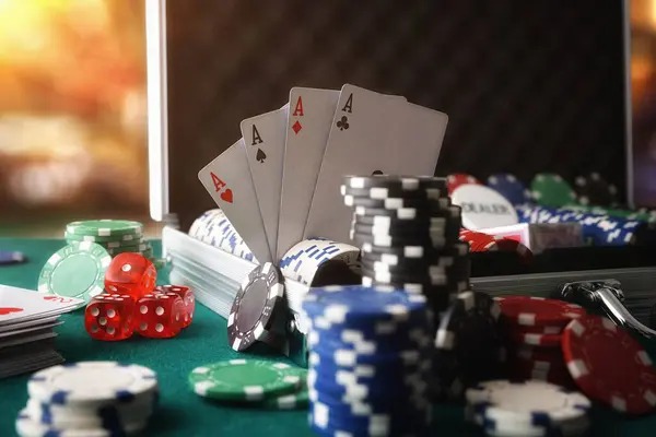 Live football and casino dashboard view